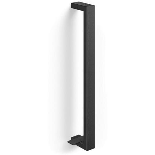 Zack Linea gasten handdoekhouder zwart RVS