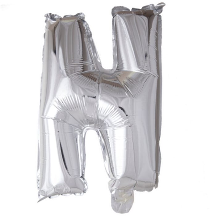 Folie Ballon Letter 40″ N - Zilver