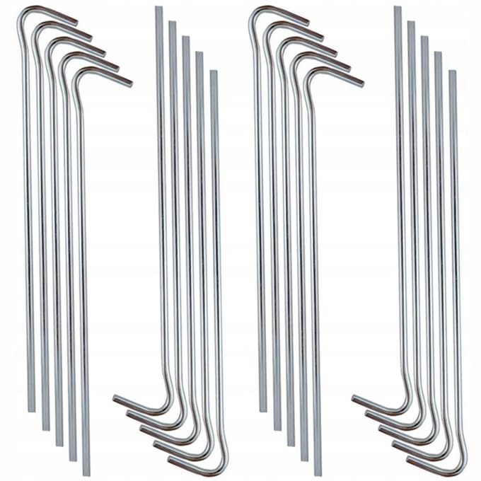 Link Star Serie - Stalen Tentpinnen - 18cm - Ergonomisch - 20 Stuks