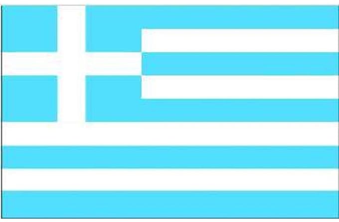 Nautische vlag GRIEKENLAND 30 x 45cm