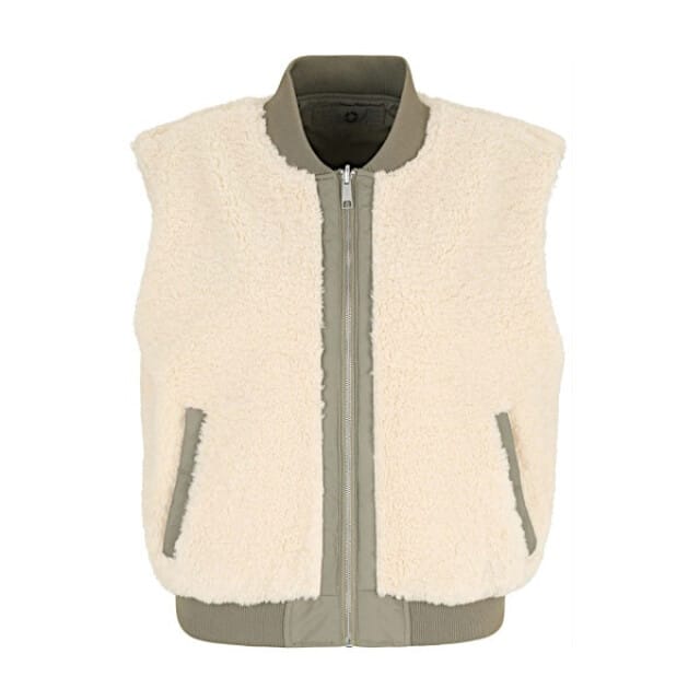 Covered Bodywarmer terry light green