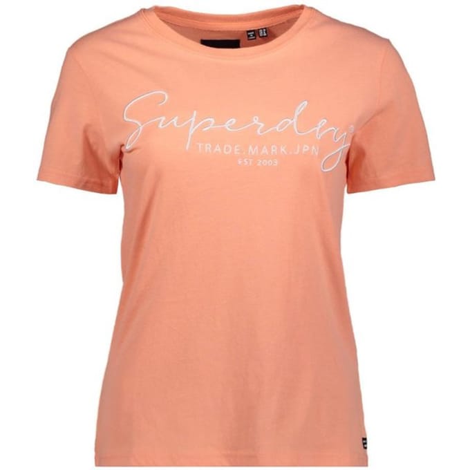Superdry Alice Script Dames T-shirt - Maat S