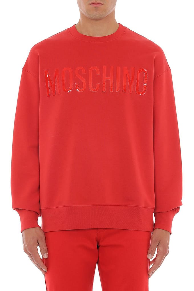 Moschino Sweatshirt Red Taglia: 46 | Maglioni a maglia Outlet | Uomo | Rosso