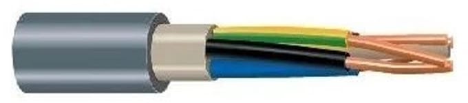 YMvK kabel 5G2,5 Dca grijs ring 50 meter