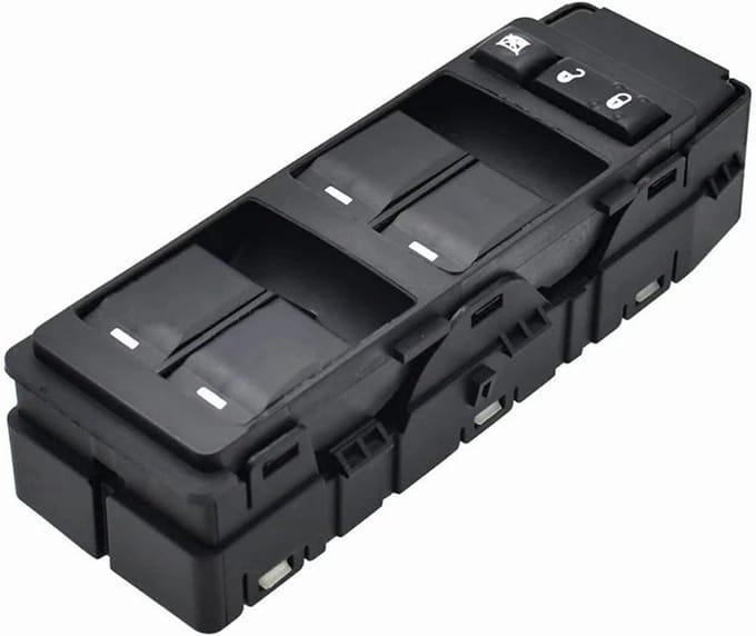 Raamschakelaar - Elektrische Raambediening - Auto Onderhoud - Snelle Reactie - 2.54 cm - Zwart