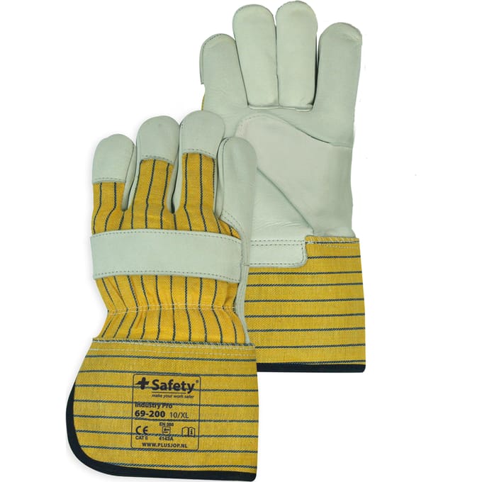 +Safety 69-200 Leer Industrie Pro werkhandschoen