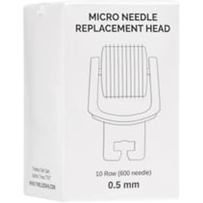 Timeless Skin Care - Derma Roller Micro Needle Replacement Head 600 Needle 0.5mm