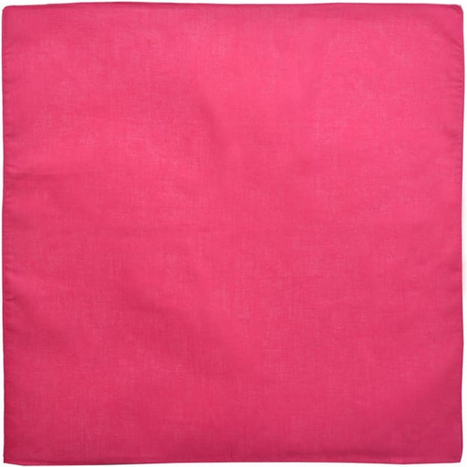 Haarsoires Haarband Bandana Zakdoek 55cm – Basic – Fuchsia Roze - Multifunctioneel Accessoire voor Haar, Festivals en Mode - One Size & Unisex