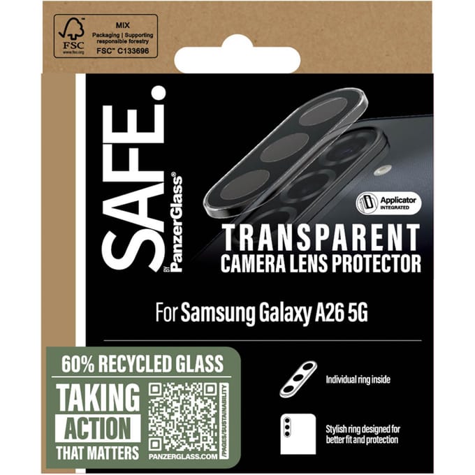 SAFE by PanzerGlass Camera Lens Protector Transparent Samsung Galaxy A26 5G