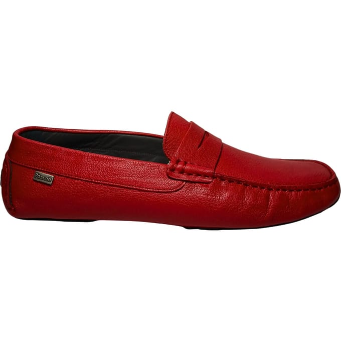 sb10520G0gui0500 Pollini Man Rood leer