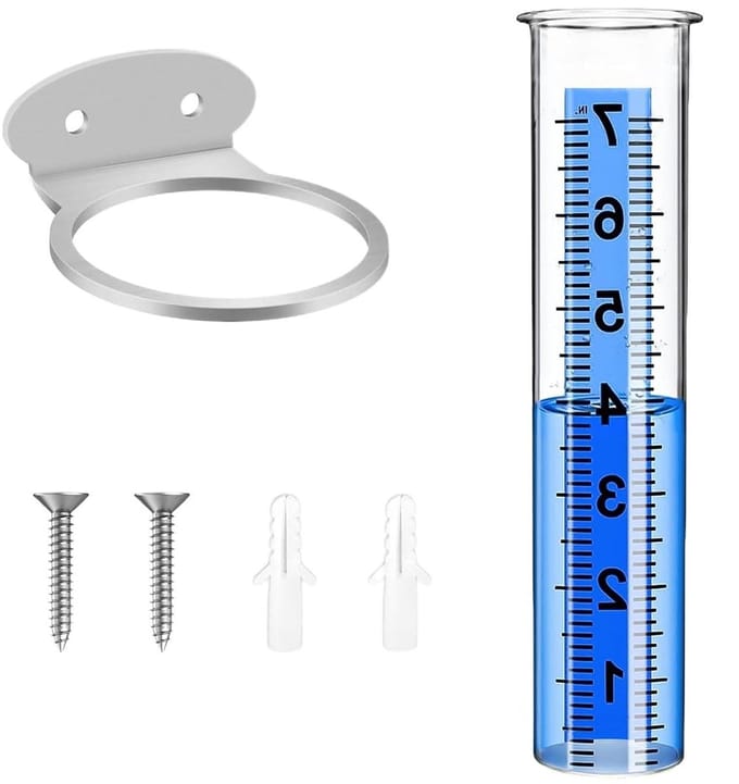 Regenmeter - Neerslagmeter Tuin - Tuin Irrigatie - Vorstbestendig Transparant - 21 cm Hoog - Transparant
