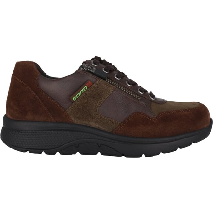 Mephisto Sano Amory - heren rollende wandelsneaker - Bruin - maat 38.5 (EU) 5.5 (UK)
