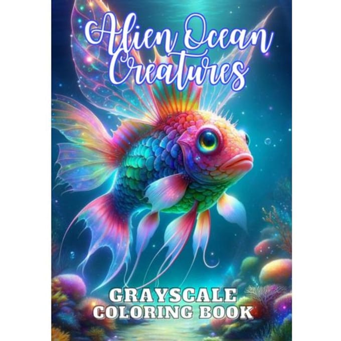 Alien Ocean Creatures - Nori Art Coloring