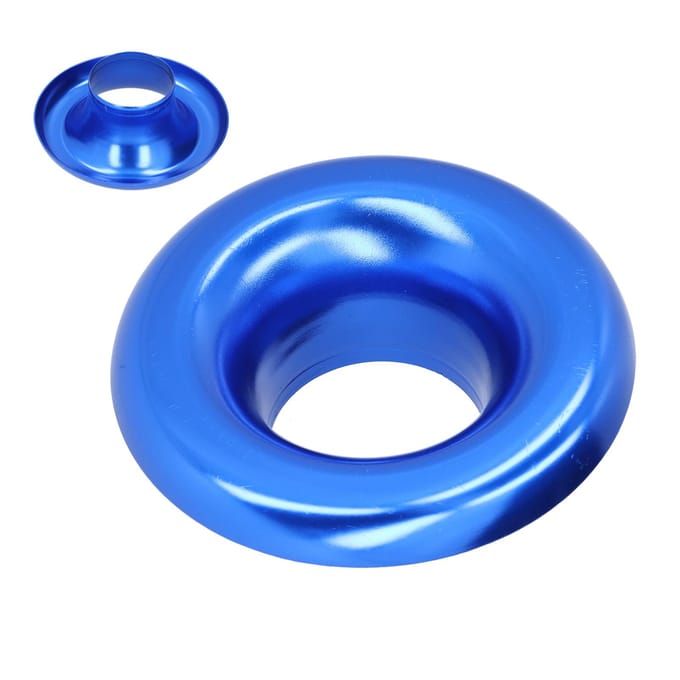 73mm2.9in Auto Short Ram Koude Luchtinlaat Turbo Hoorn Aluminium Velocity Stack Adapter Blauw blauw