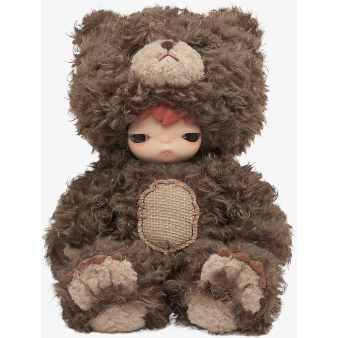 Poupée en peluche vinyle Hirono Bear POP MART gray