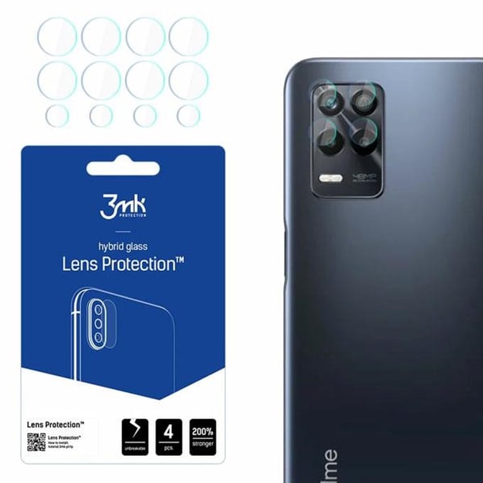 3MK Serie - Lenzbescherming - Realme 9 - 4 stuks - Transparant