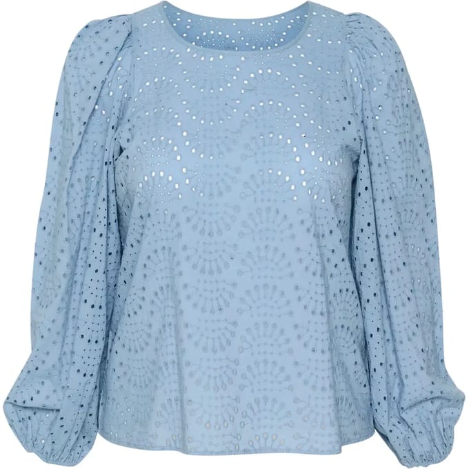Damesblouse met lange mouwen KAFFE Curve Crista