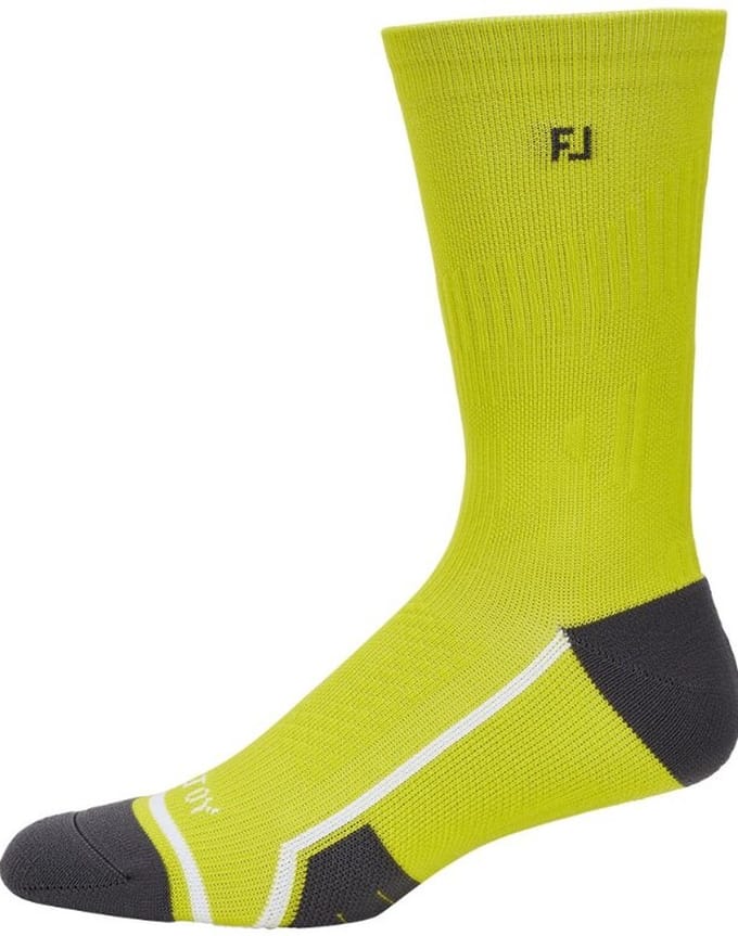 Footjoy Heren Golfsokken Tech D.R.Y. Crew Lime Maat 41-46