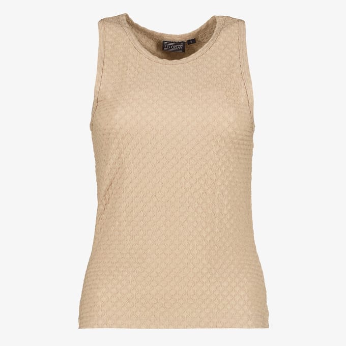 TwoDay dames singlet beige - Maat S