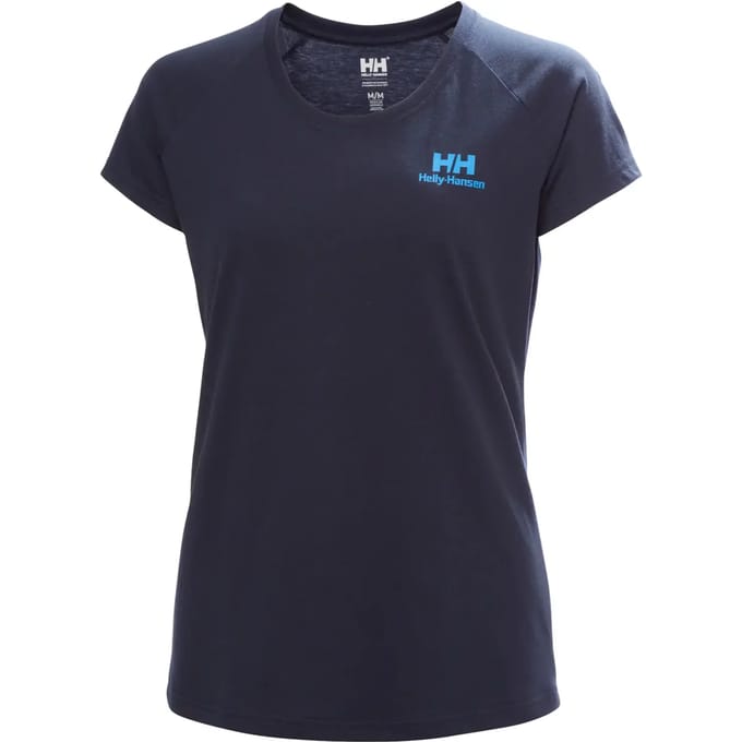 Helly Hansen Nord Graphic Drop T-shirt Met Korte Mouwen Blauw S Vrouw