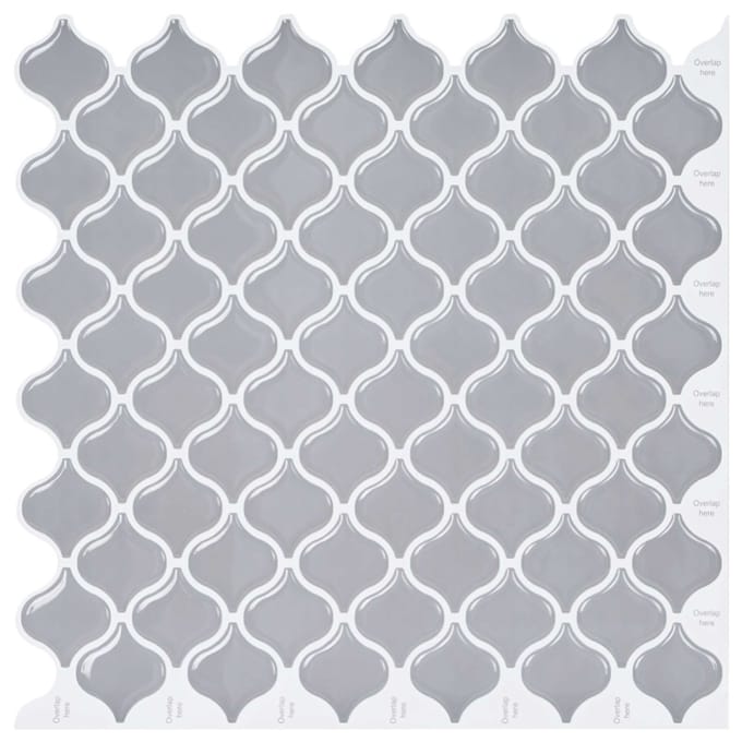 vidaXL - Lanturn - Tegel - 10 - st - Grijs - 27 - x - 27 - cm - Polyurethaan - en - PET