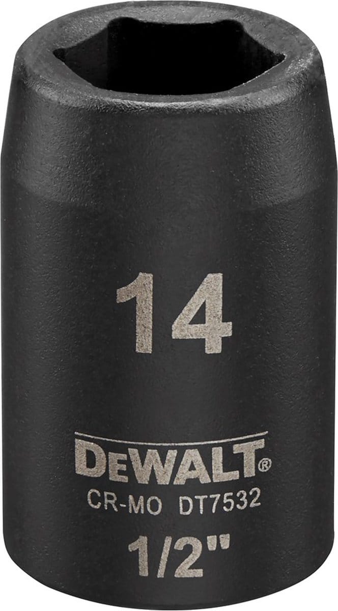 DeWALT DT7532 Krachtdop 1/2 kort | 14mm