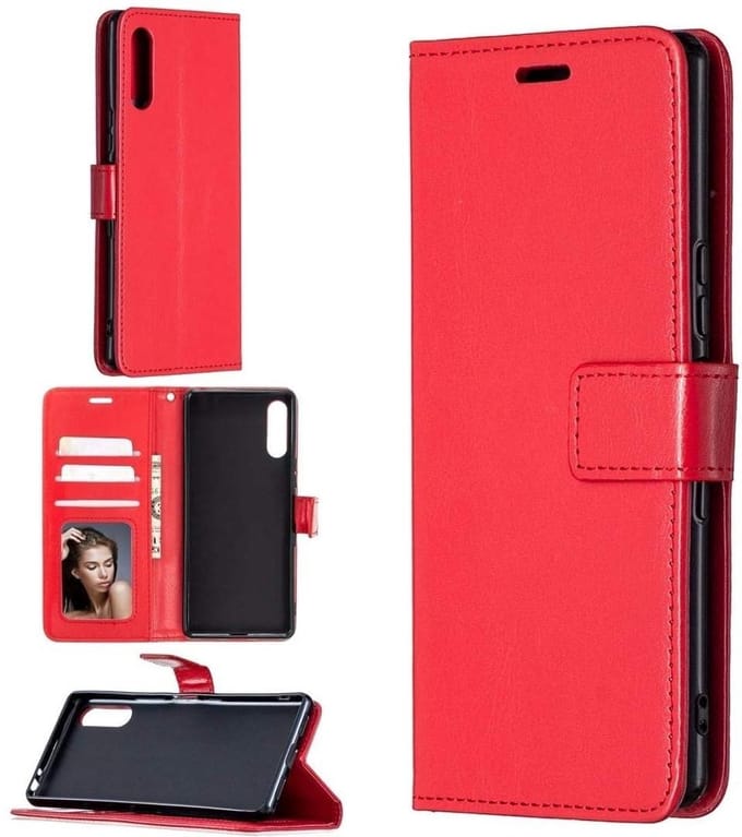 hoesje Geschikt voor: Sony Xperia 5 II book case rood