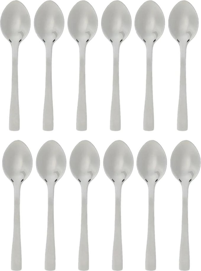 Secret de Gourmet Koffielepels/theelepels - 18x - RVS - 9,5 cm - Vaatwasserbestendig