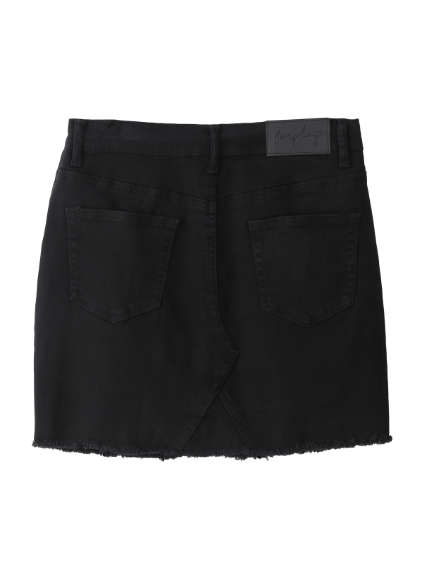 Forplay Minirok - Helena - M tot 3XL - voor Vrouwen - zwart
