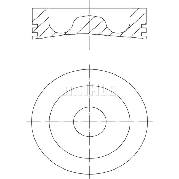 Zuiger MAHLE 061 PI 00129 000