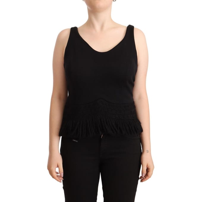 Ermanno Scervino Mouwloze Brei Top