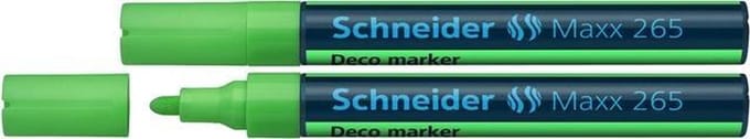 Schneider krijtmarker - Maxx 265 - groen - 2 stuks - krijtstift - S-126511-2