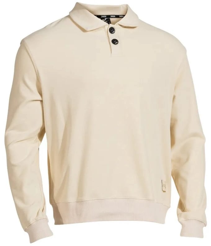 Joma 700124 Lange Mouw Poloshirt Beige L