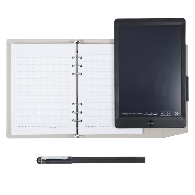 Digitale Pennen Notebook Smart Pen Schrijfgerei Set Bevat Smartpen Smart A5 Pu Leer Notebook Herbruikbaar Schrijftablet Amp