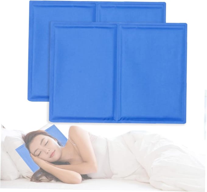 Gel Koelmat - Koelkussen - Hitteverlichting - Directe Koeling - 30x40 cm - Blauw