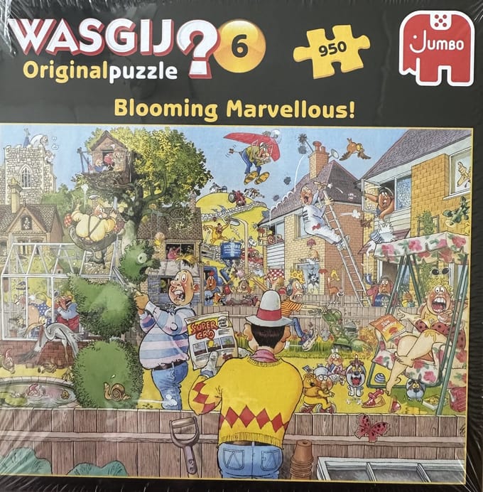 Wasgij? 6 original puzzle blooming marvellous! 950 stukjes jumbo puzzel Het groeit als kool