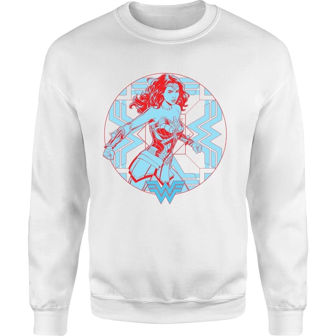 Wonder Woman Core Diana Sweatshirt - Wit - S