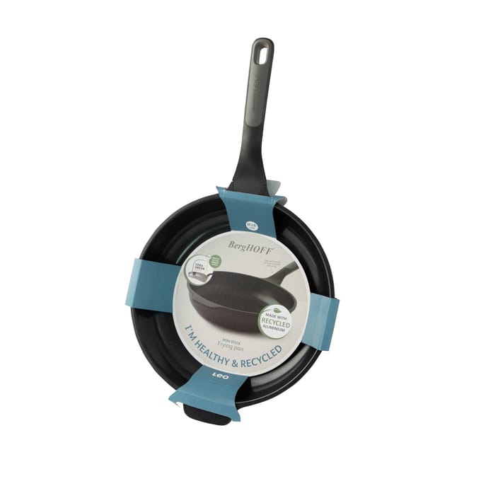 LEO Braadpan antikleef Stone+ - Ø 28cm - Grijs - PFAS-vrij
