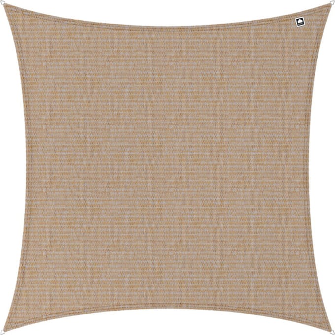 Kopu® Schaduwdoek Vierkant 280 gram Waterdoorlatend 4x4 m - Beach