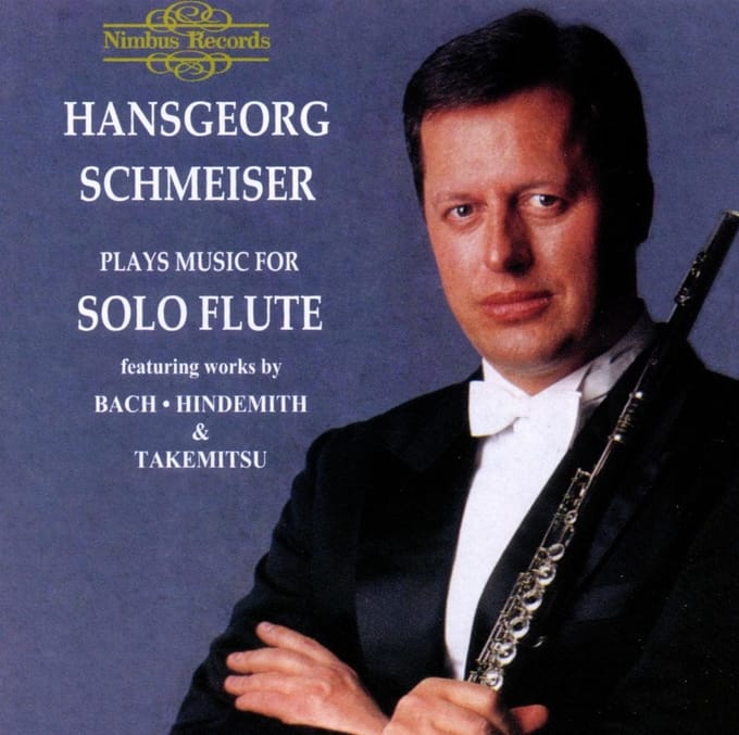 Hansgeorg Schmeiser - Plays Music For Solo Flute (CD)