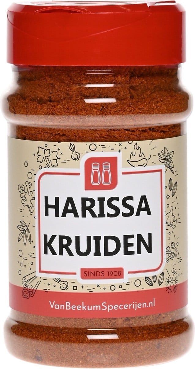 Van Beekum Specerijen - Harissa Kruiden - Strooibus 130 Gram