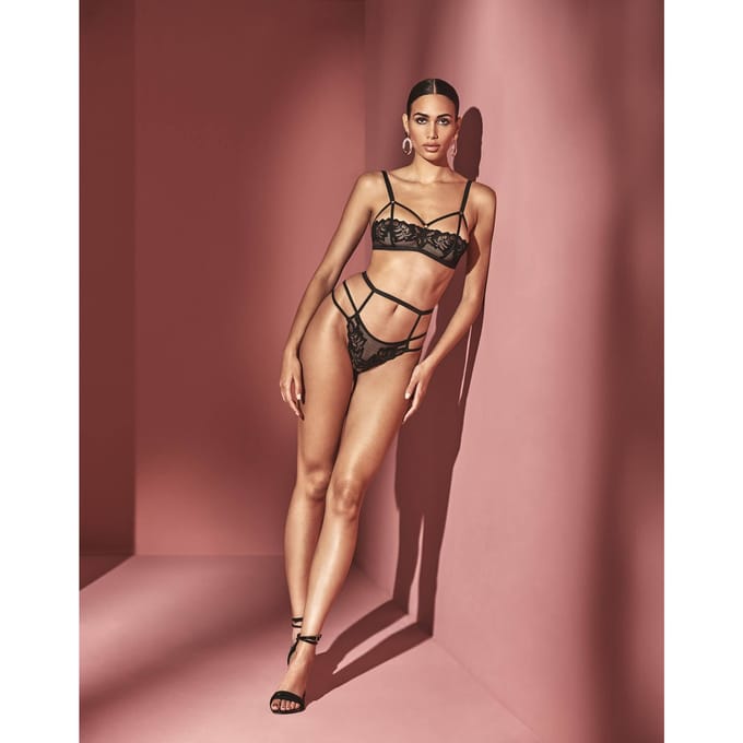 Bracli - London Panty Set - Luxus-Dessous mit Perlenstimulation Größe Plus