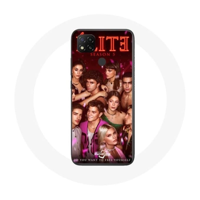 Coque pour Xiaomi Redmi 9C Elite série saison 5 equipages les couples d'acteurs