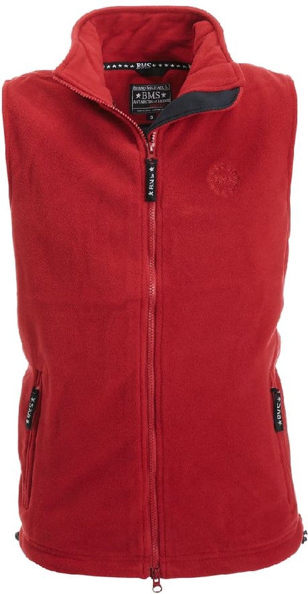 BMS Windsmoother fleecevest rood