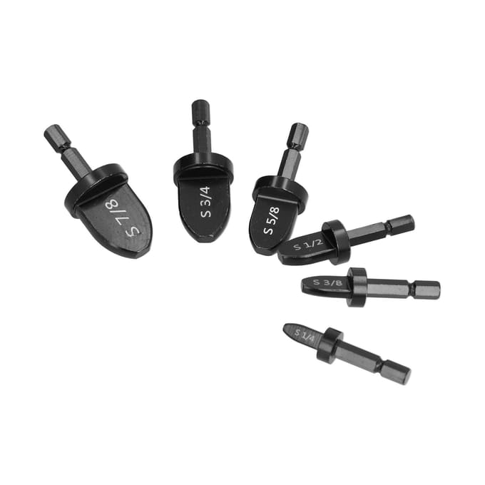 6 Stuks Buis Expander Set Zeskant Handvat Pijp Bördelen Boor Airconditioner Ruimer Accessoires