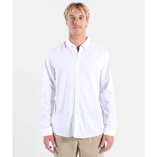 Overhemd Lange Mouw Oxbow Overhemd met lange mouwen OXFORD