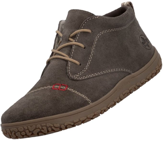 Rieker dames halfschoen, gevoerd, grijs – extra breed