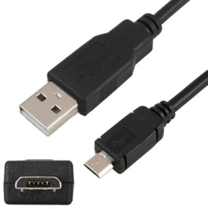 Dailygoody - Oplaadkabel - USB-kabel voor Ps4 Slim controllers - 2