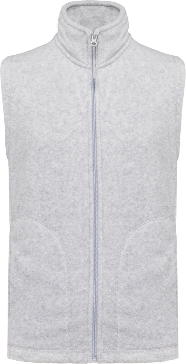 Kariban Bodywarmer van microfleece heren K913 - Ash Heather - 5XL