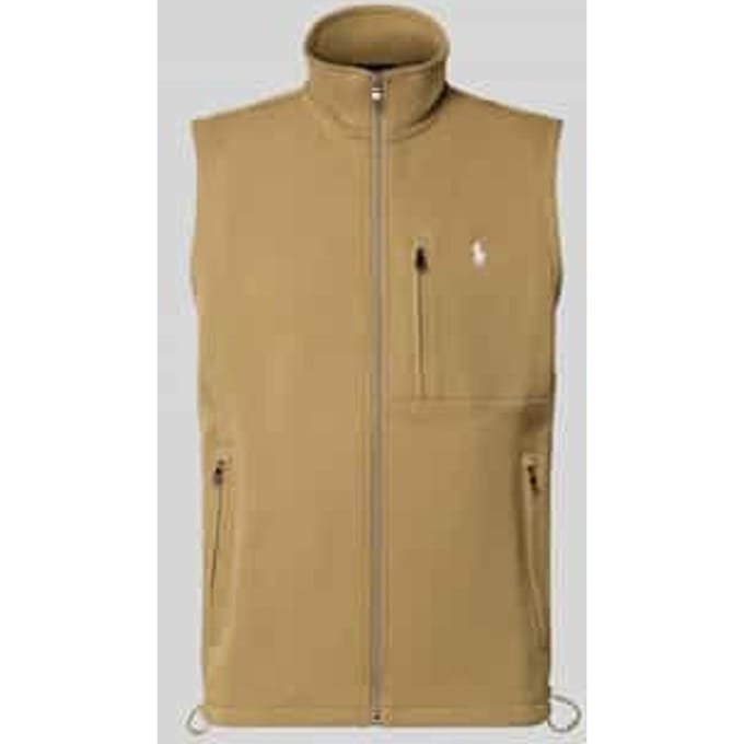 Regular fit bodywarmer van katoenmix